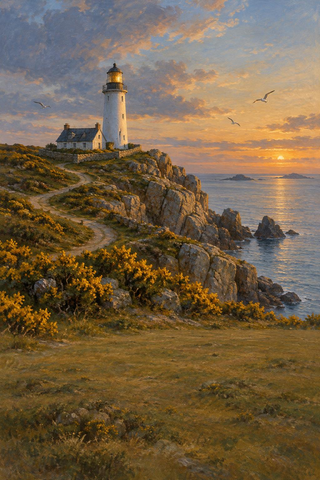 Cover of the demo flipbook The Lighthouse Keeper